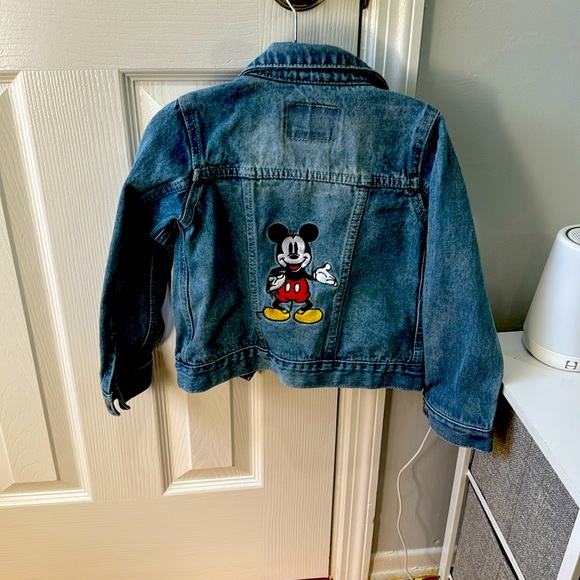 Levi kids junior size 2/3 yo unisex denim mickey jacket - Picture 1 of 2
